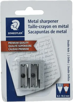 Staedtler Single Double Hole Metal Sharpener (Box of 20 Pcs)