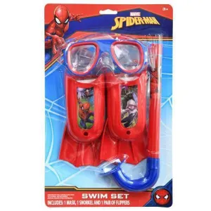 Swim Pool Games - Marvel - Spiderman - Mask Flipper Snorkel Set
