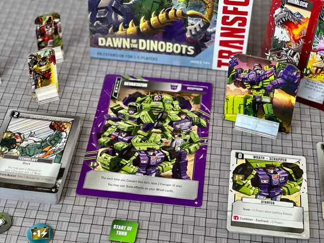 Transformers Deck-Building Game Dawn of the Dinobots Expansion