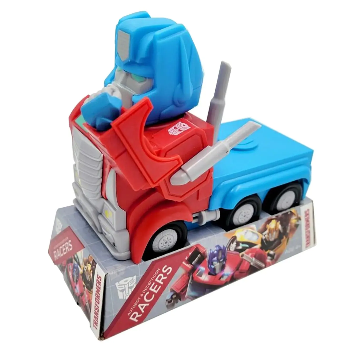 Transformers Pull Back Racers Autobot Decepticon Vehicles 15cm