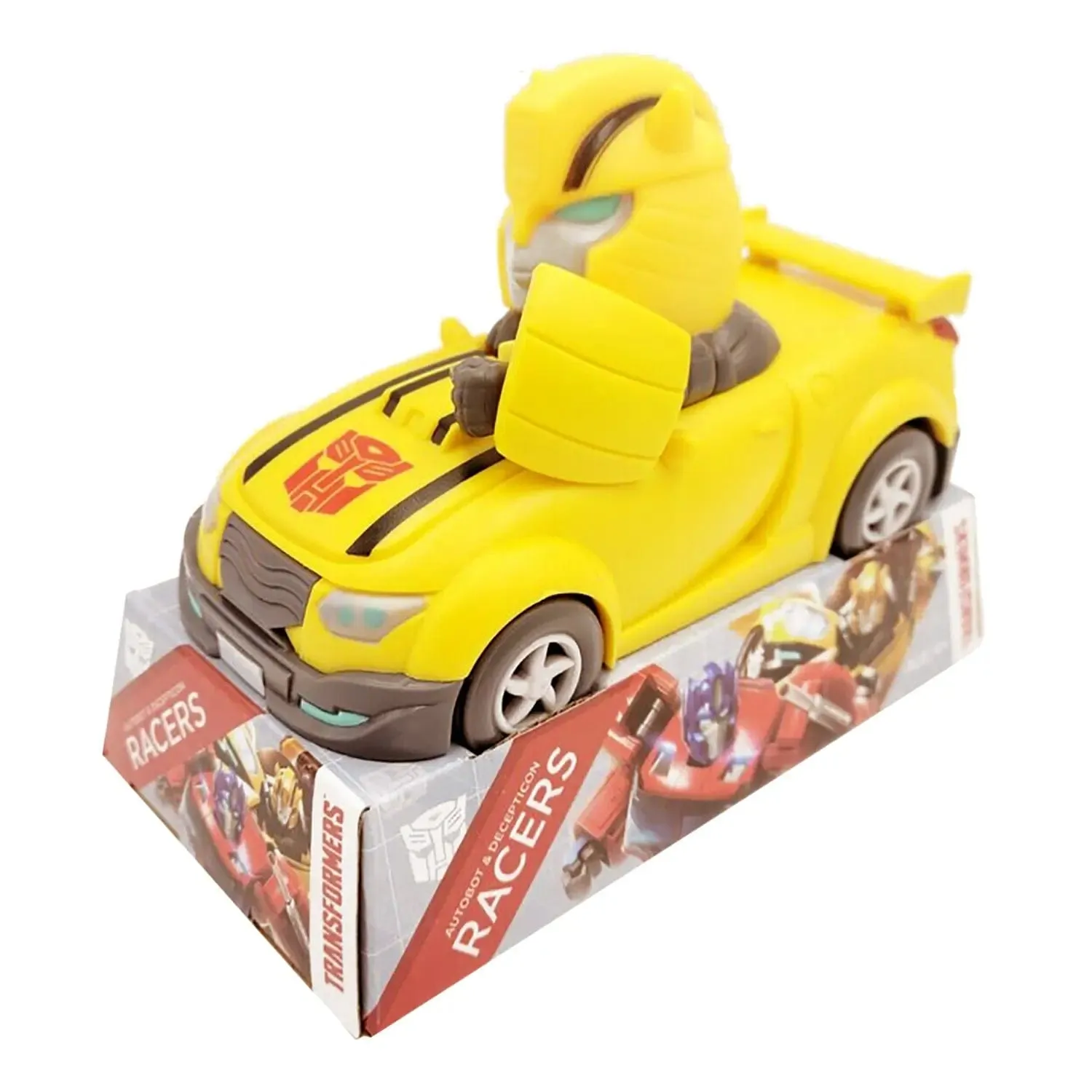 Transformers Pull Back Racers Autobot Decepticon Vehicles 15cm