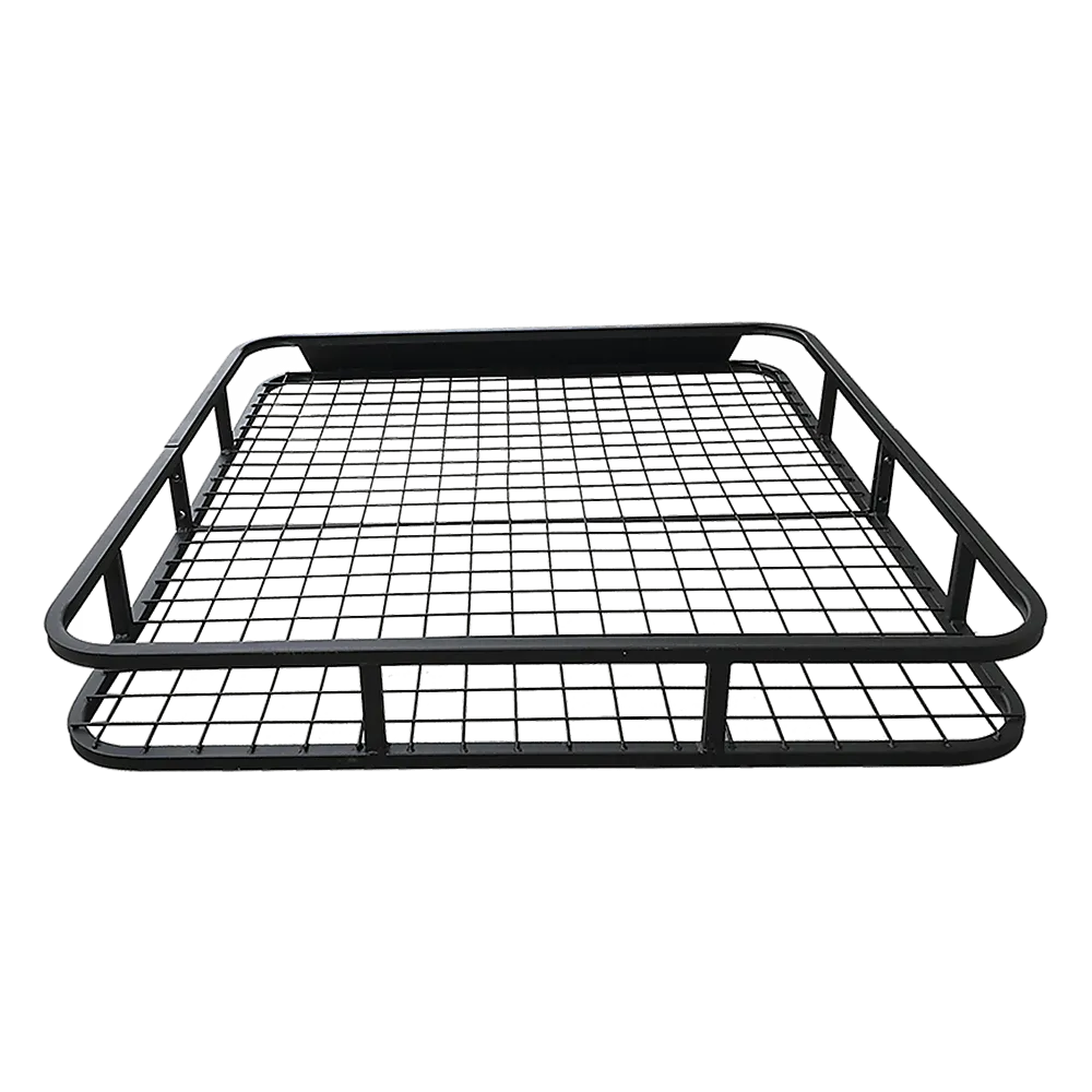 Universal Roof Rack Basket - Car Luggage Carrier Steel Cage Vehicle Cargo