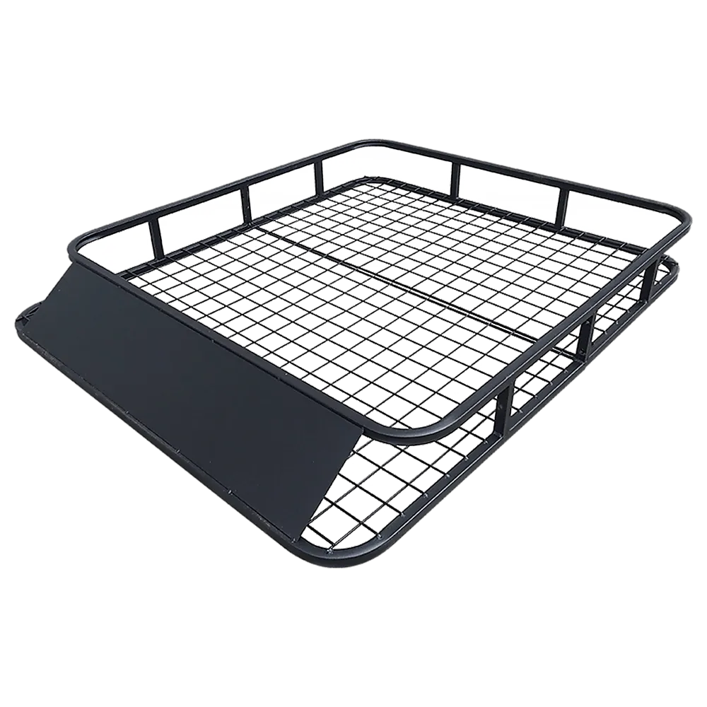 Universal Roof Rack Basket - Car Luggage Carrier Steel Cage Vehicle Cargo