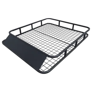 Universal Roof Rack Basket - Car Luggage Carrier Steel Cage Vehicle Cargo