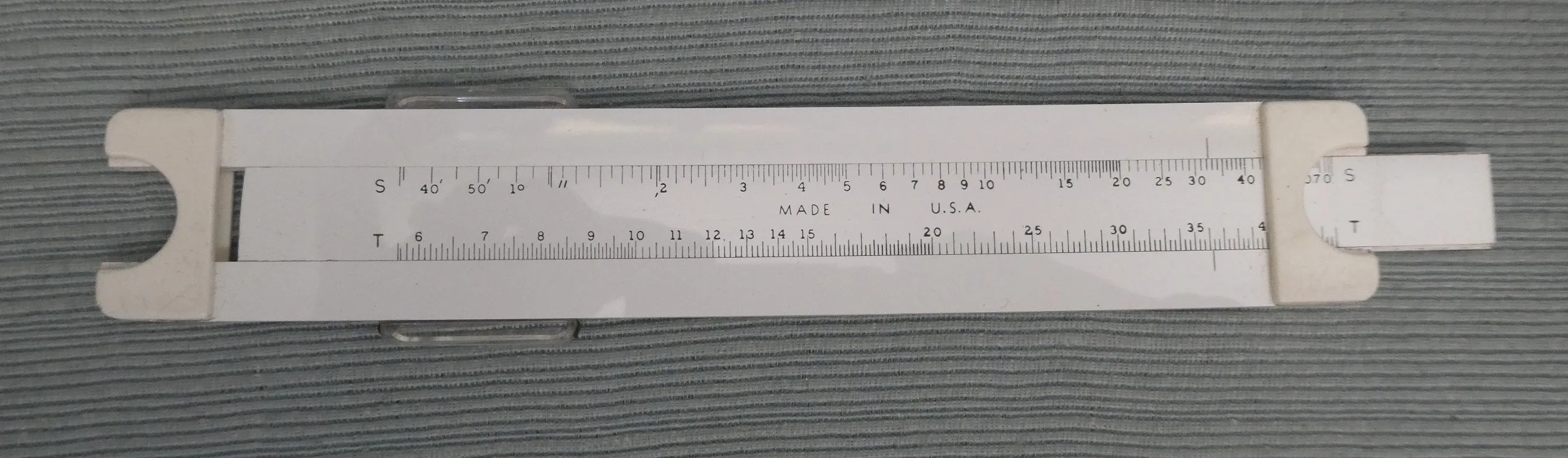 Vintage Acu-Math 1200 Slide Ruler