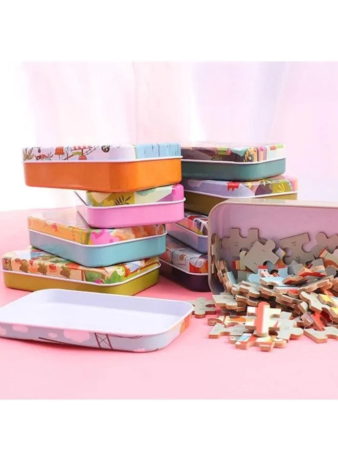 Wooden Jigsaw 120 Pieces Cartoon Animals Fairy Tales Puzzles Children Wood Early Learning Set Montessori Education Toy Kids Gift, Submarine