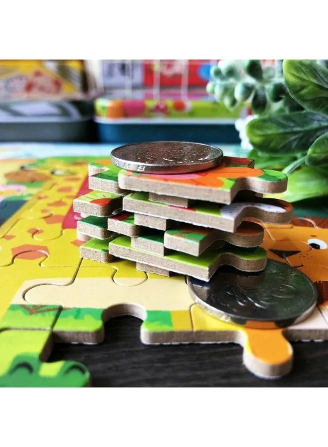 Wooden Jigsaw 120 Pieces Cartoon Animals Fairy Tales Puzzles Children Wood Early Learning Set Montessori Education Toy Kids Gift, Submarine
