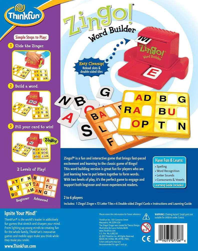 Zingo Word Builder